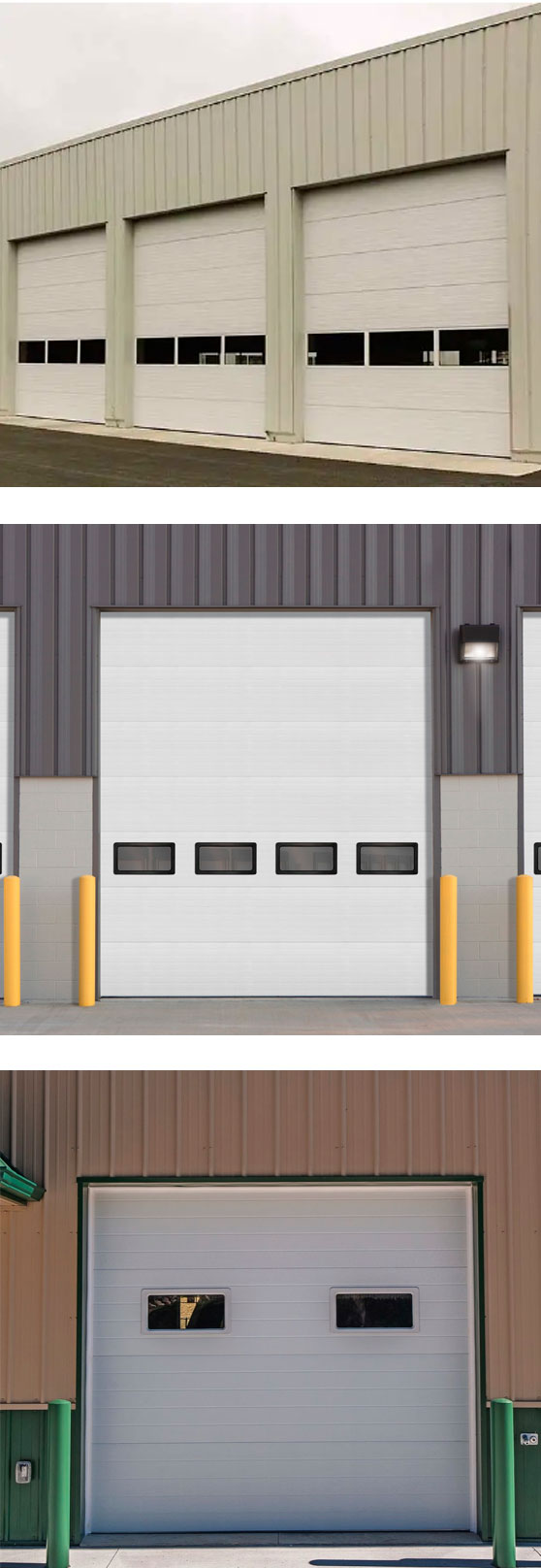 Puertas Seccionales de Acero Aisladas Thermospan ® Modelo 150