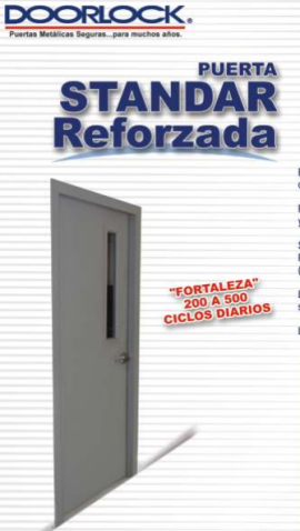 Puerta estándar reforzada